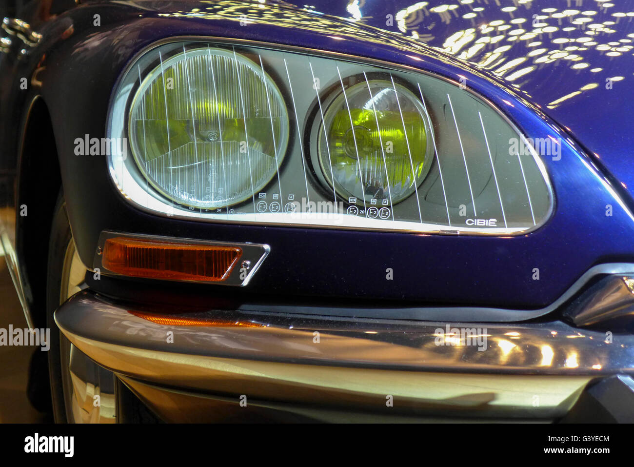 Citroën DS headlights and indicator Stock Photo