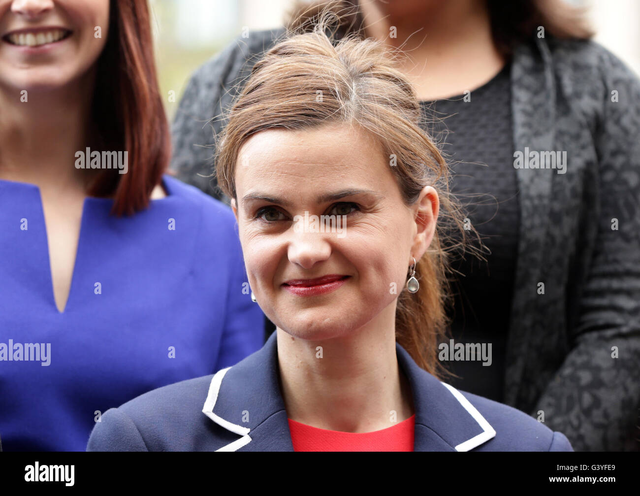 Previously unreleased photo dated 12/05/15 of Labour MP Jo Cox, who has been shot in Birstall near Leeds, an eyewitness said. Stock Photo