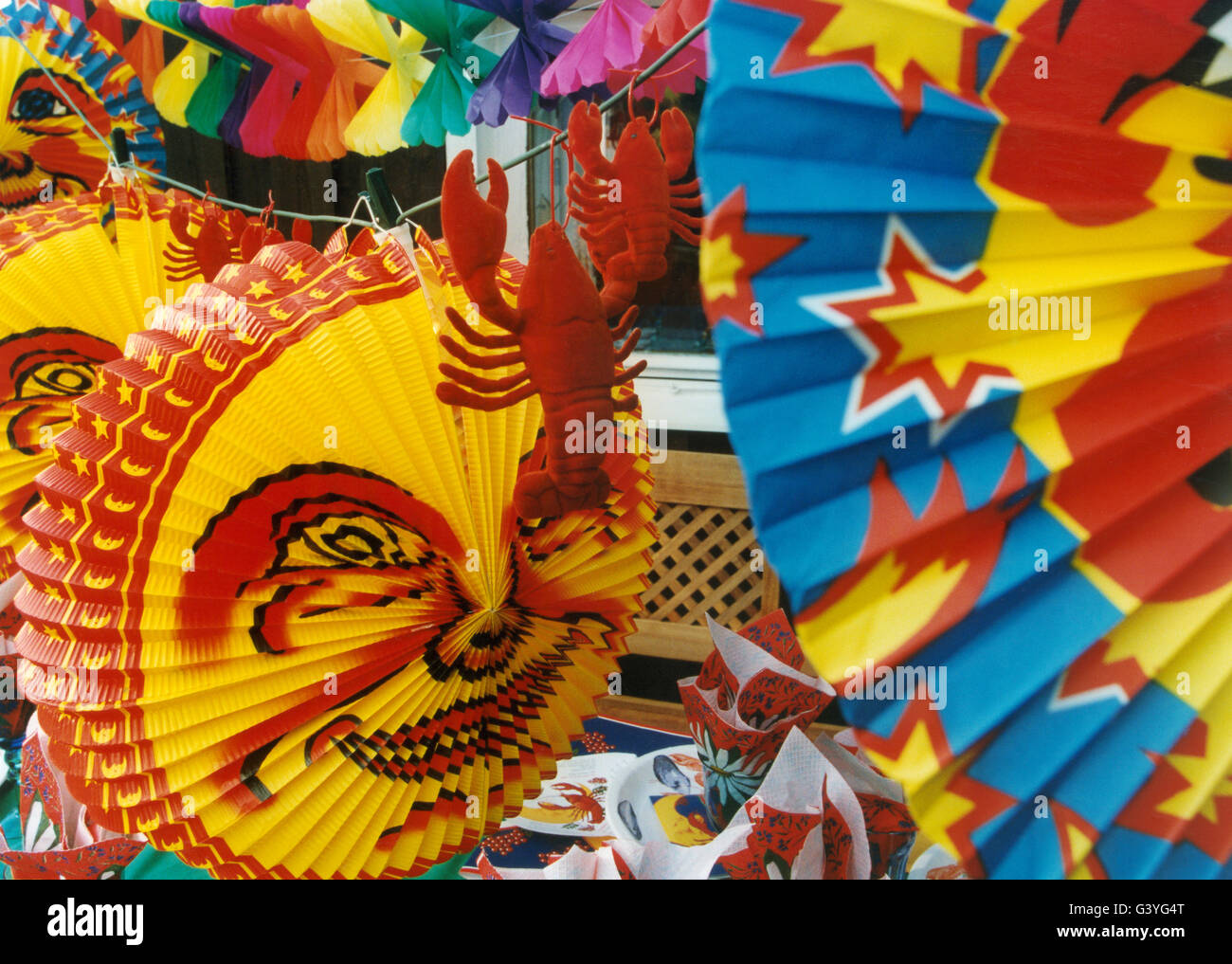 Decorations as paper moon Stock Photo Alamy