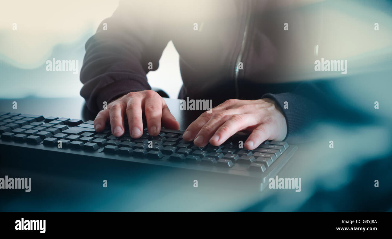 Computer programmer job Stock Photo - Alamy