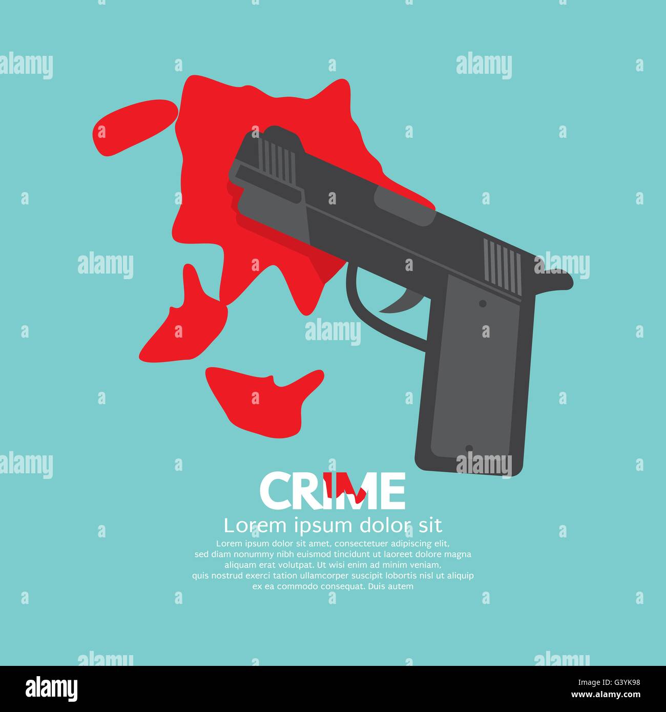 https://c8.alamy.com/comp/G3YK98/bloody-gun-criminal-concept-vector-illustration-G3YK98.jpg