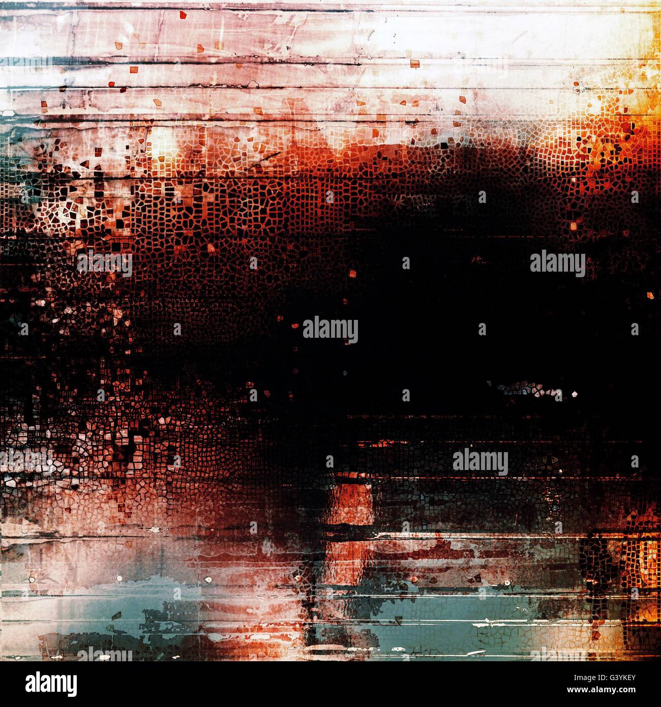 Rashed Background Distressed texture with ragged grunge overlay. Wrinkled background or ...