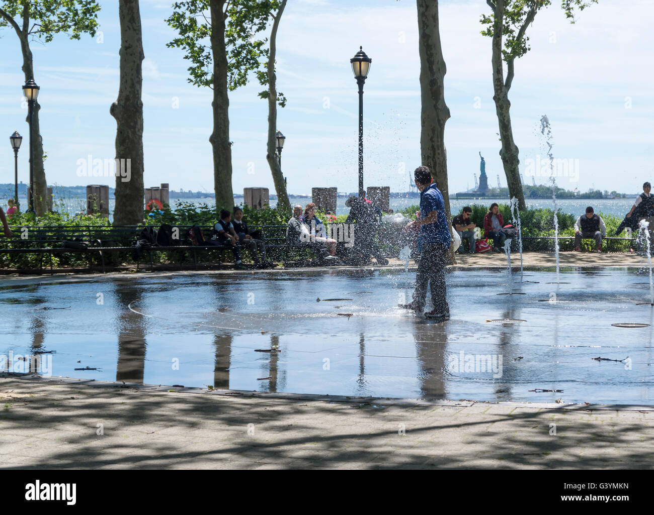 Boys water park in summer hi-res stock photography and images - Alamy