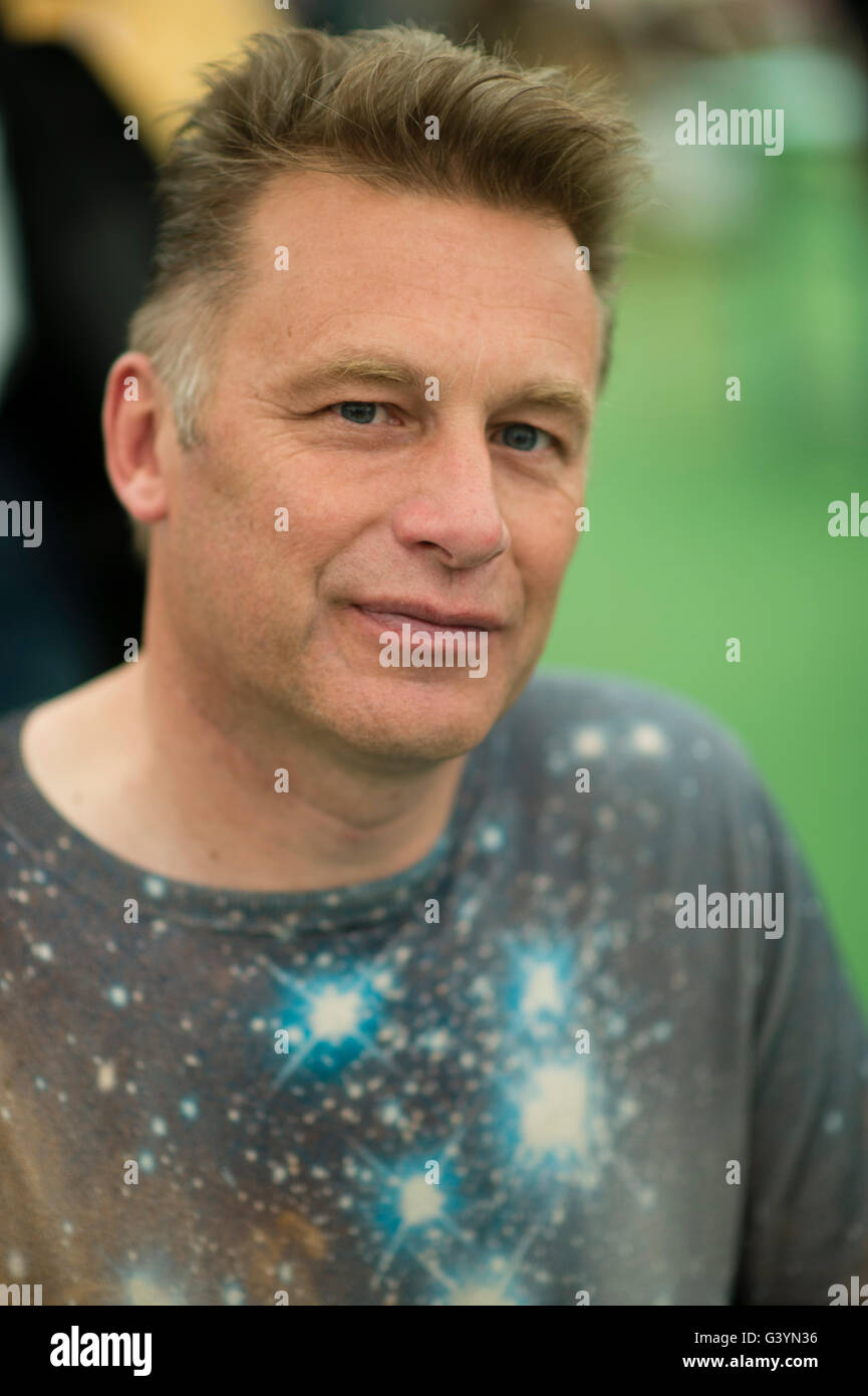 Chris Packham, English naturalist, nature photographer, television presenter and author  at The Hay Festival of Literature and the Arts ,  Saturday 28 May 2016 Stock Photo