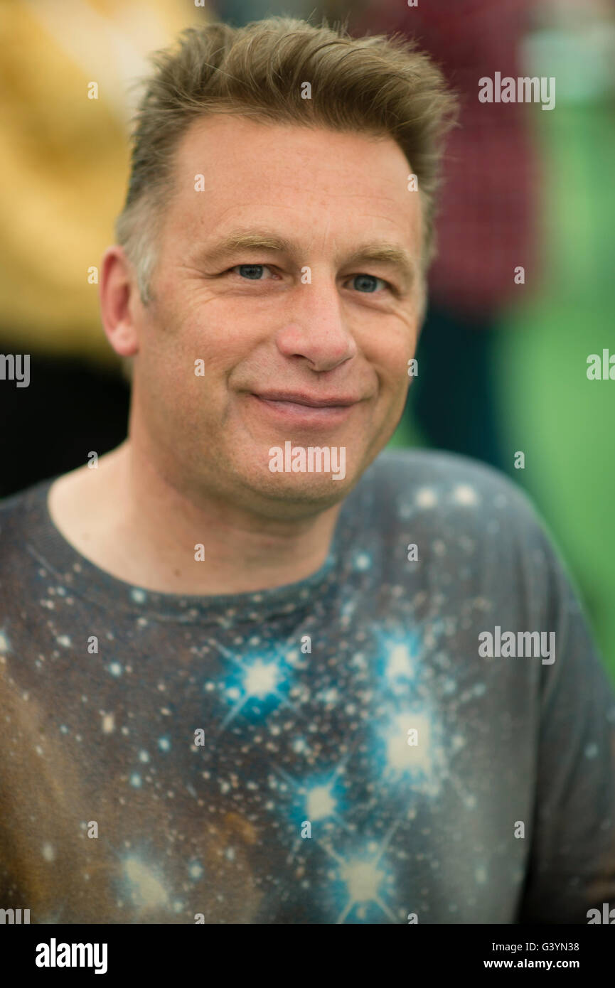 Chris Packham, English naturalist, nature photographer, television presenter and author  at The Hay Festival of Literature and the Arts ,  Saturday 28 May 2016 Stock Photo