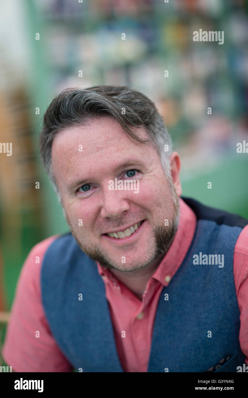 CURTIS JOBLING, childrens' writer, at the Hay Festival, Thursday 26 May 2016 Stock Photo