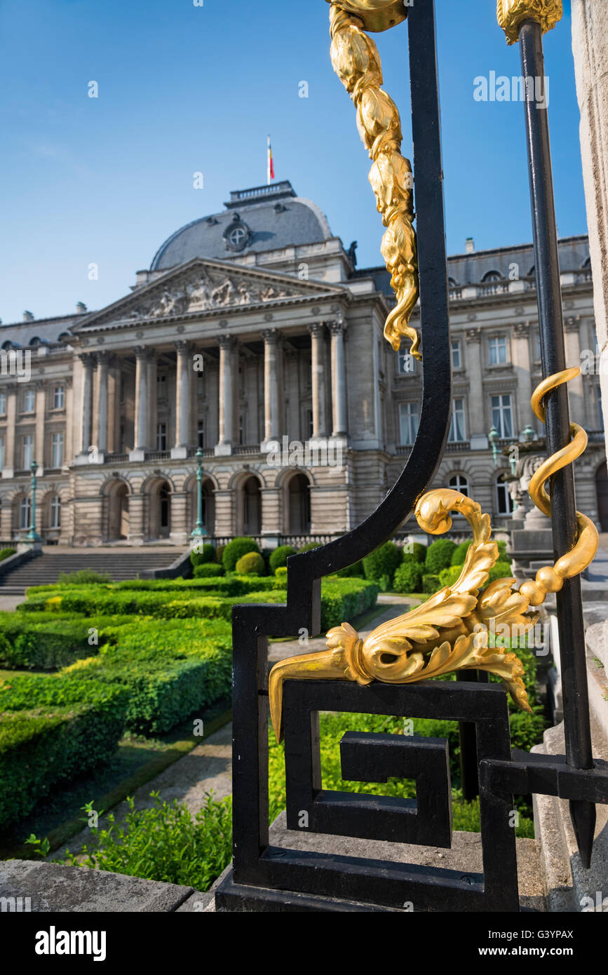 Palais Royal Upper Town Quartier Royal Brussels Belgium Stock Photo