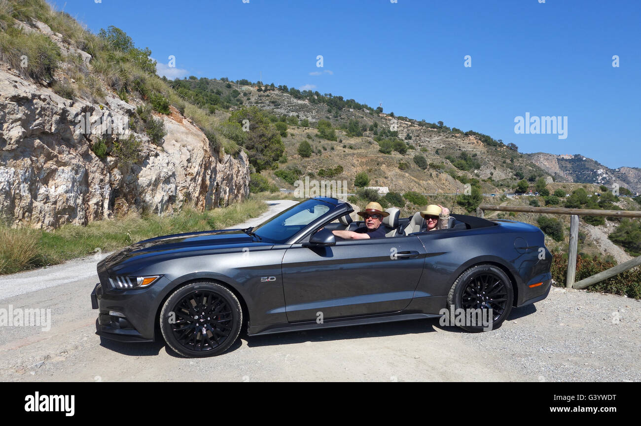 Woman driving ford mustang hi-res stock photography and images - Alamy