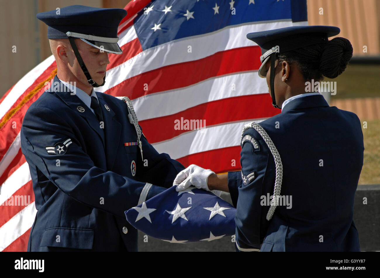 Honor guard on sale flag folding