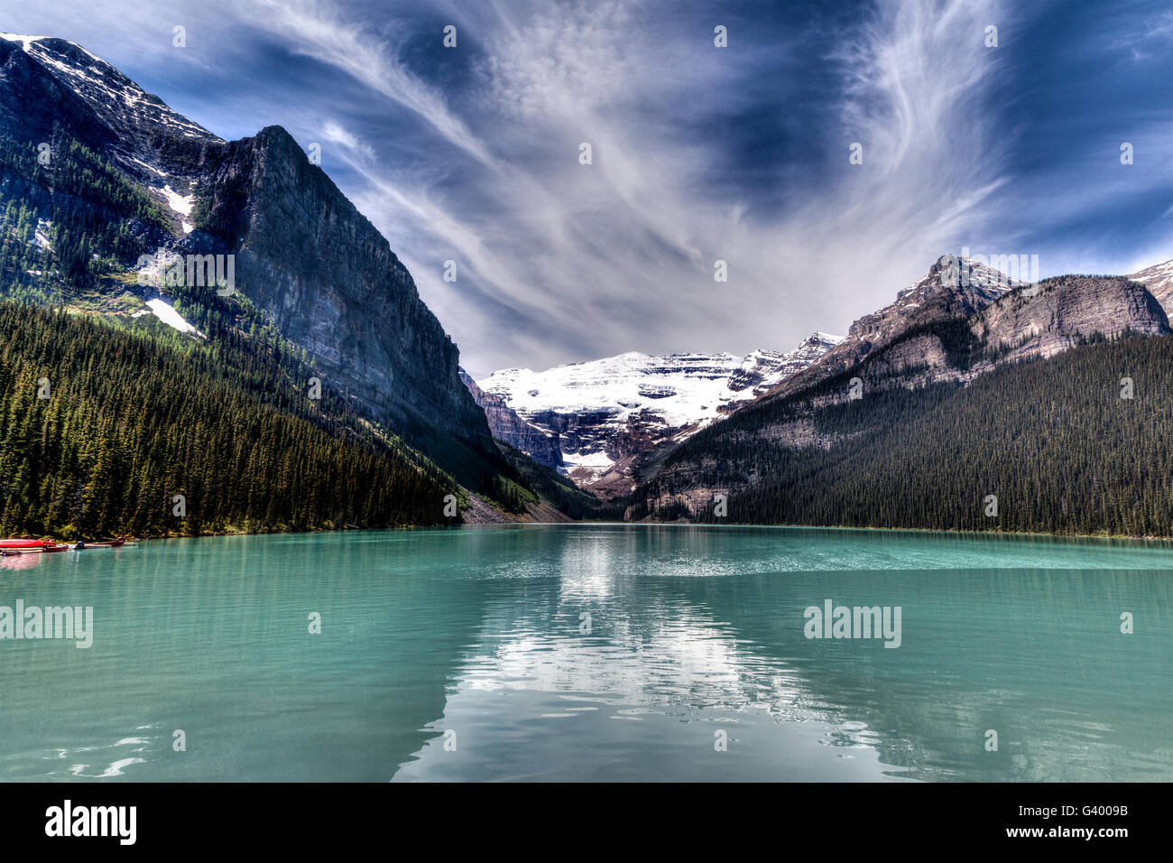 Beautiful Lake Louise in Banff National Park, Canada Stock Photo - Alamy