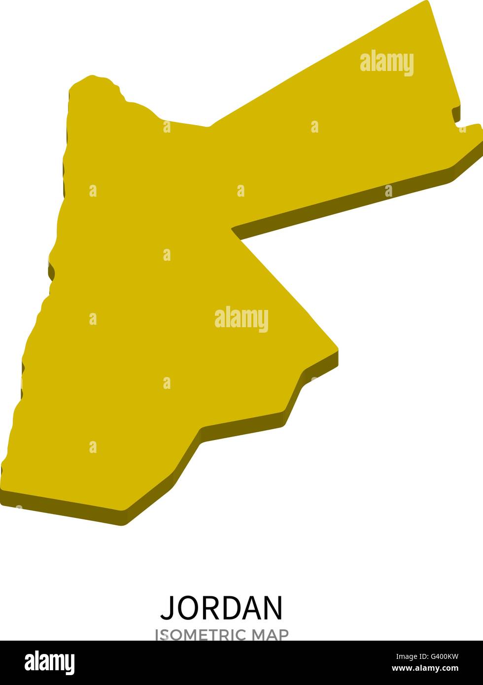 Jordan western asia map Stock Vector Images - Alamy
