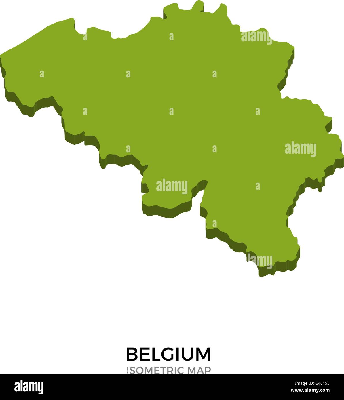 Belgium political map capital brussels Stock Vector Images - Alamy