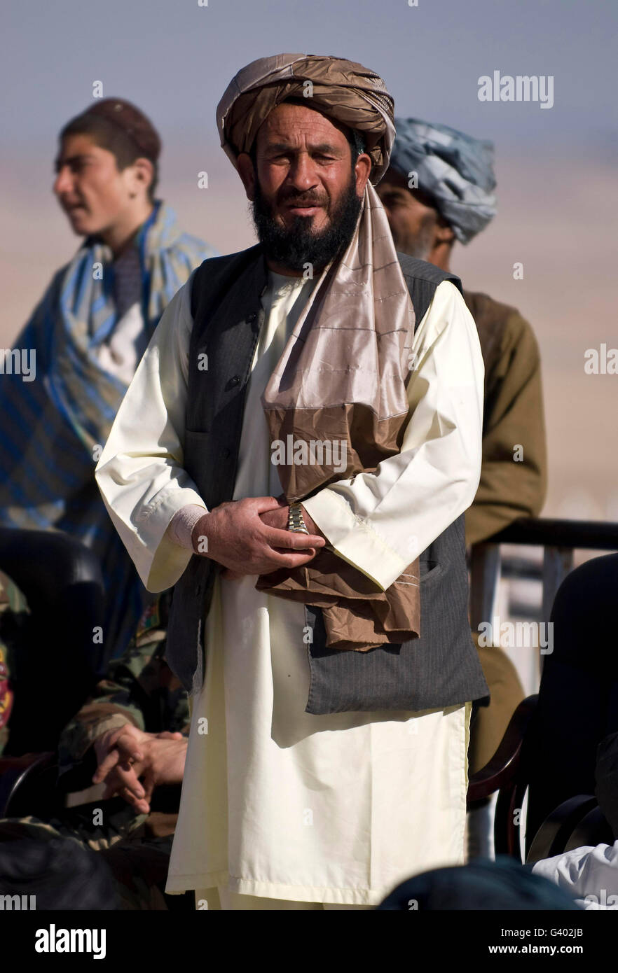 Khakrez district governor, Afghanistan. Stock Photo