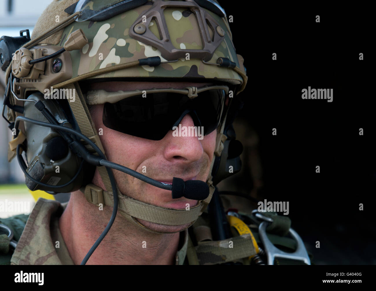 A U.S. Air Force combat controller. Stock Photo