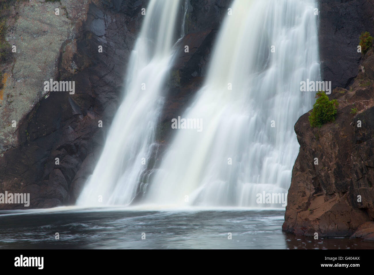 High Falls along Superior Hiking Trail, Tettegouche State Park, Minnesota Stock Photo Alamy