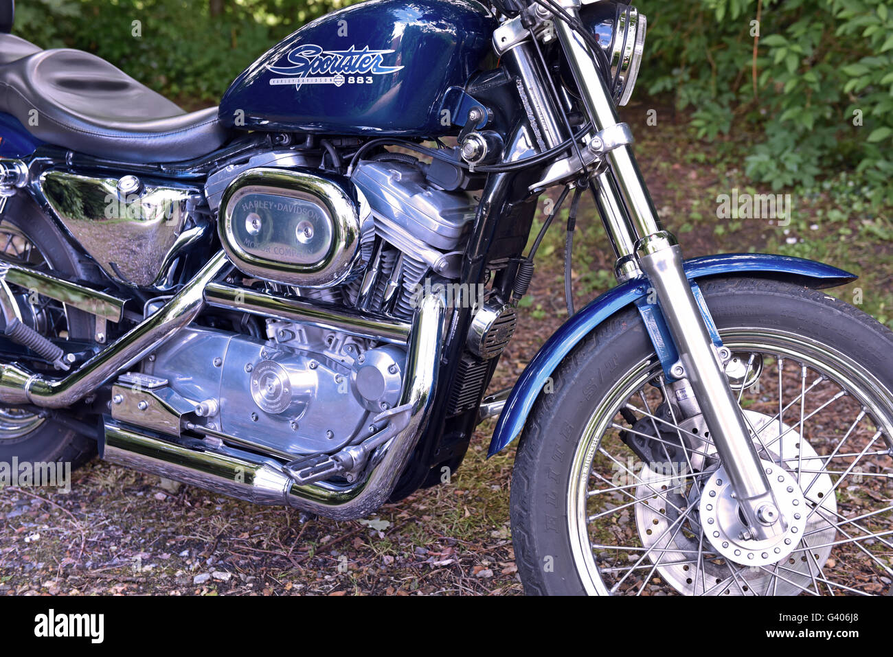 Harley davidson 883 sportster hi-res stock photography and images - Alamy