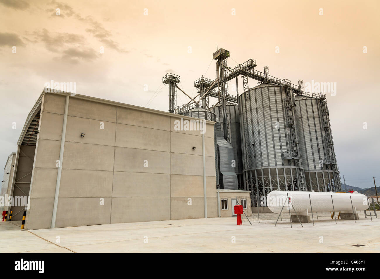 Quinoa, industrial factory  in Antequera Malaga, Andalusia Southern Spain, Europe Stock Photo