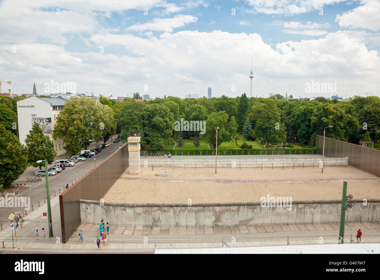 A Berlin wall memorial Stock Photo