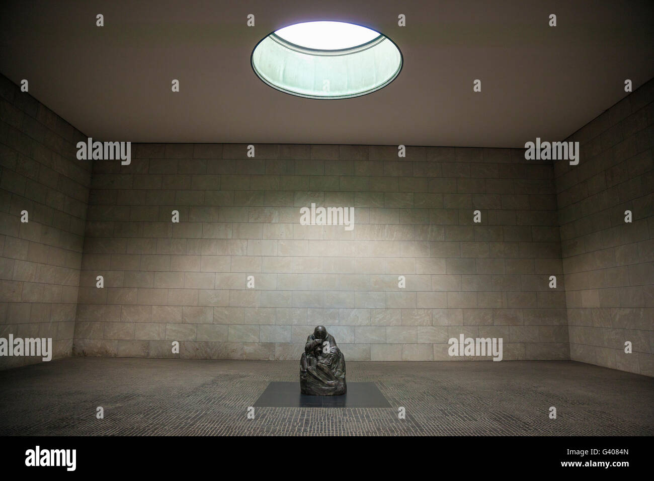 Memorial of the Federal Republic of Germany for war victims by kathe kollwitz Stock Photo