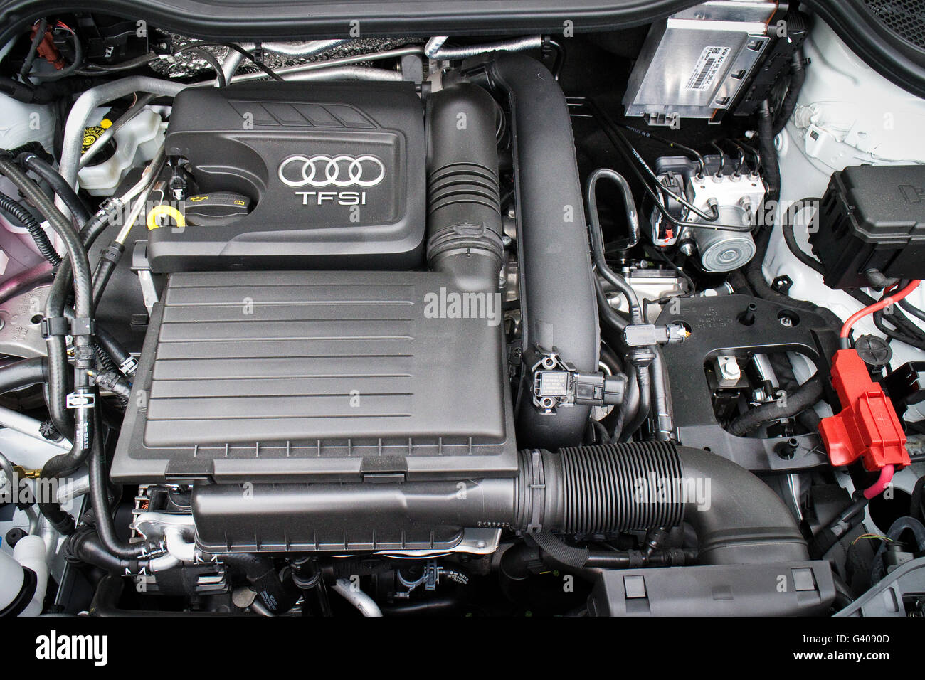 Hong Kong, China Jan 7, 2016 : Audi A1 Sportback Engine on Jan 7 2016 in  Hong Kong Stock Photo - Alamy