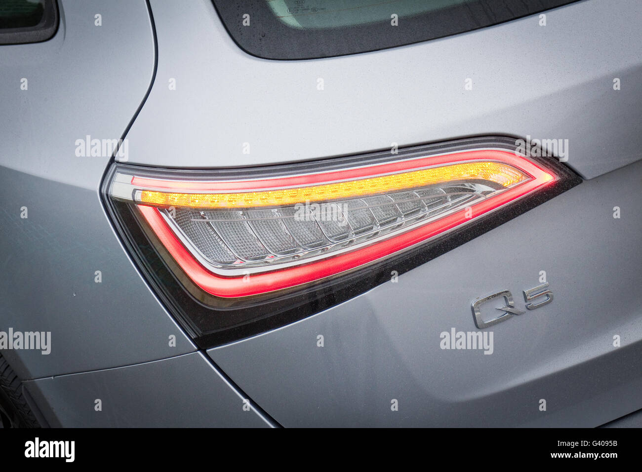 Hong Kong, China Jan 7, 2016 : Audi Q5 2016 Test Drive Day on Jan 7 2016 in Hong Kong. Stock Photo