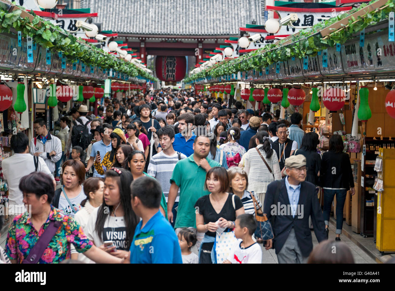 Guided tour in Tokyo Japan Stock Photo Alamy