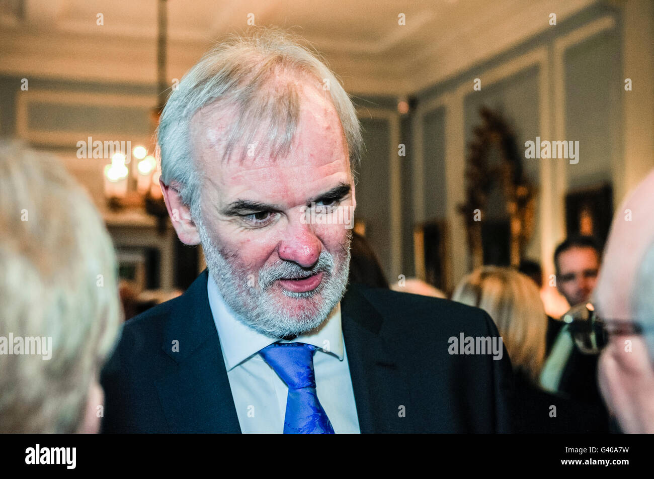 HILLSBOROUGH, NORTHERN IRELAND. 24 MAY 2016 - Northern Ireland actor and comedian Tim McGarry, known for his role as 'Da' in the Hole in the Wall Gang programme 'Give My Head Peace' Stock Photo