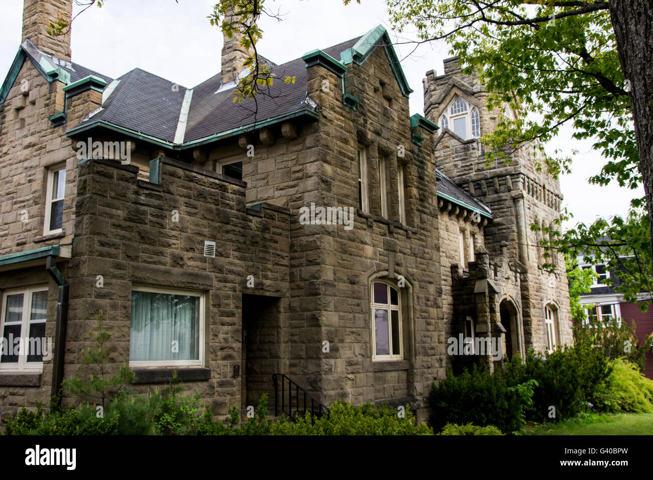 Rectory, St. Bernards Church, Moncton NB Stock Photo Alamy