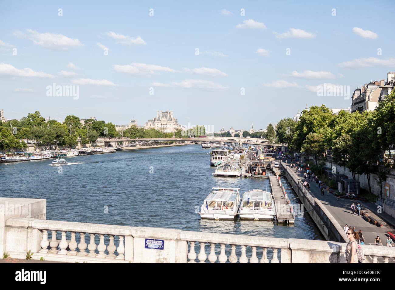 the River Seine, Paris, France Stock Photo