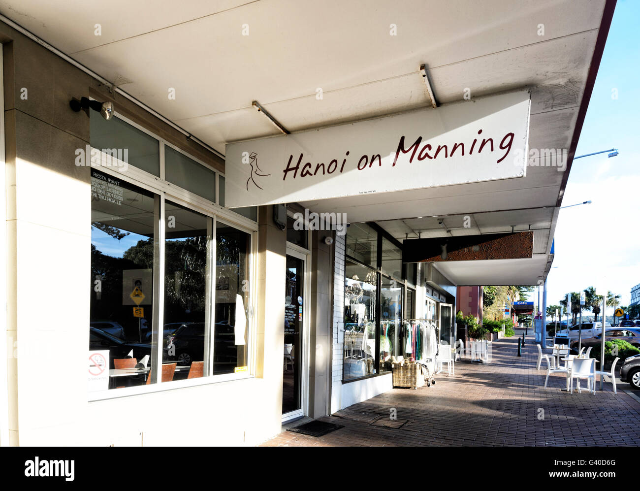 Vietnamese Restaurant Hanoi on Manning, Kiama, Illawarra Coast, New South Wales, NSW, Australia Stock Photo