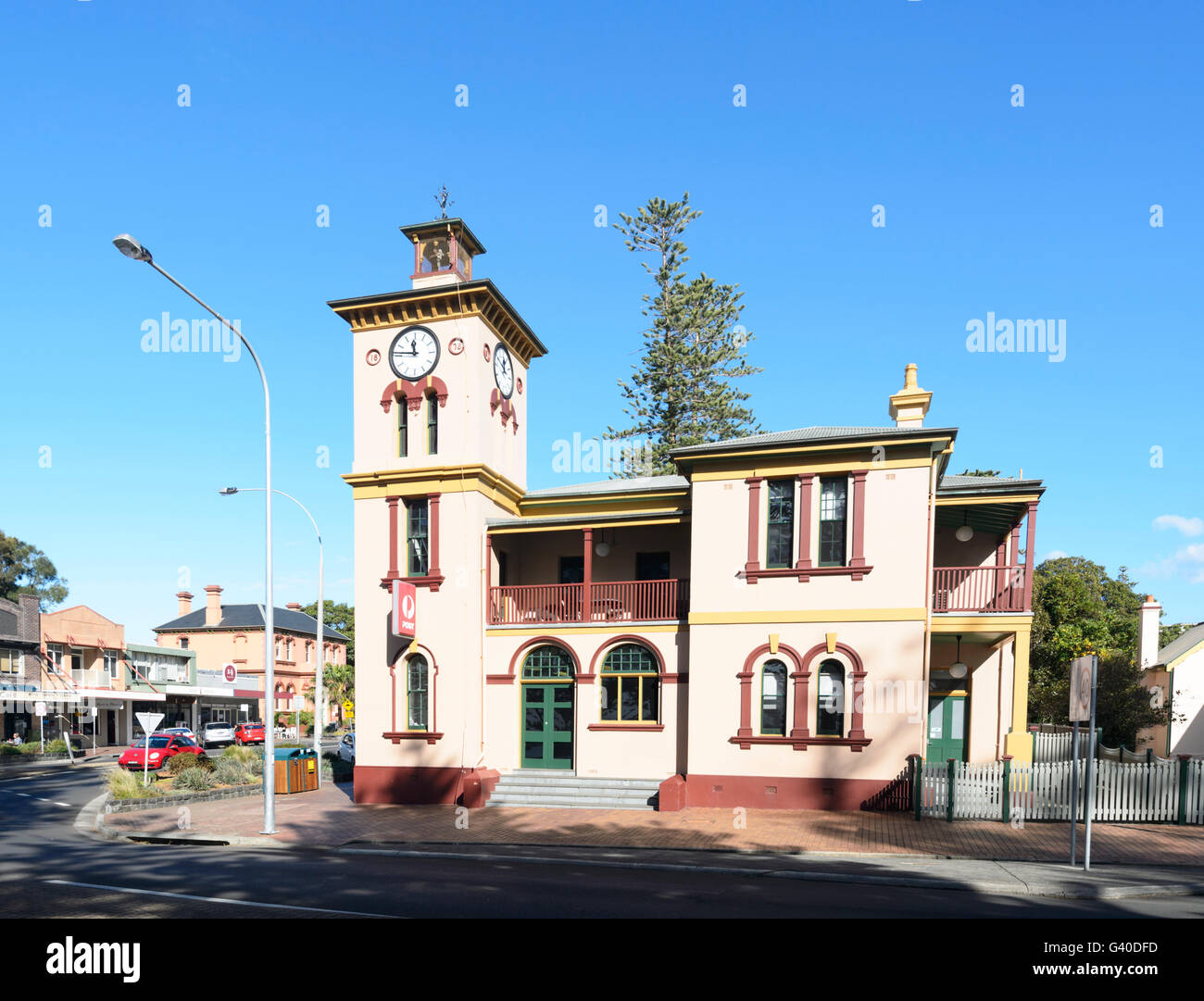 The 1878 Historic Post Office Building, Kiama, Illawarra Coast, New South Wales, NSW, Australia Stock Photo