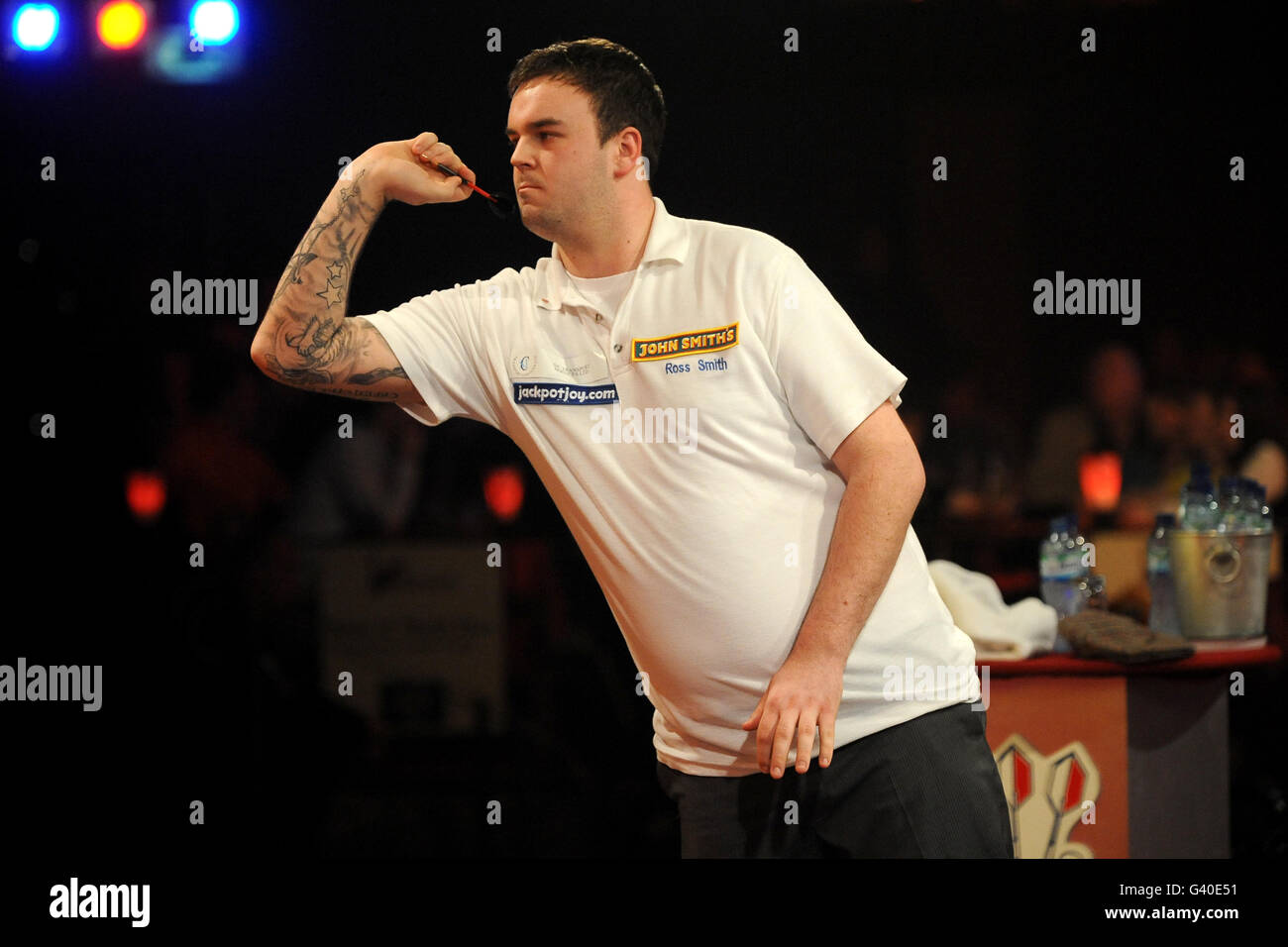 England's Ross Smith in action in the Men's Quarter final during the