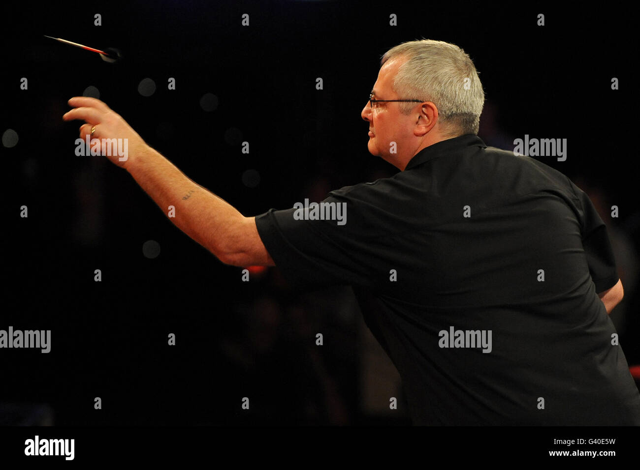 Wales' Martin Phillips in action in the Men's Quarter final during the BDO  World Professional Darts Championship at the Lakeside Complex, London Stock  Photo - Alamy