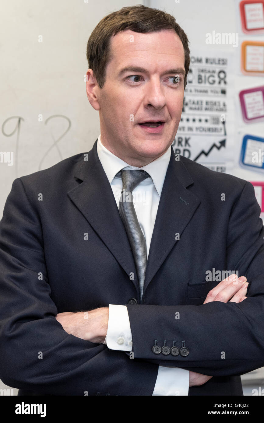 Chancellor of the Exchequer George Osborne M.P. Stock Photo