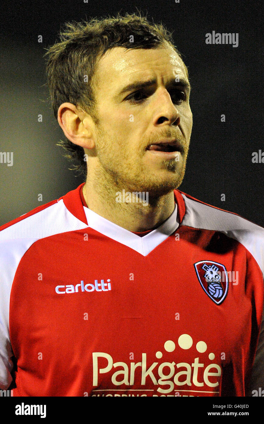 Soccer football league two stockport county rotherham united edgeley park hires stock