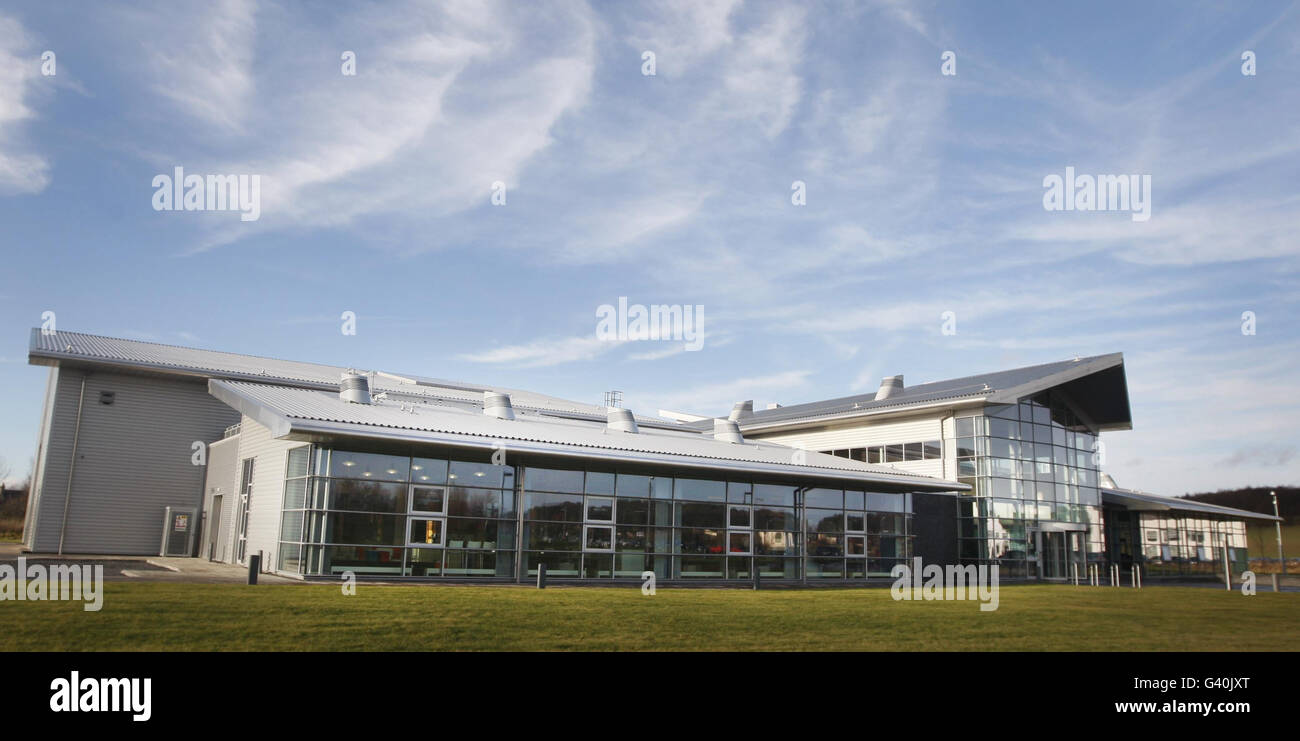 A view of the University of Strathclyde's multi-million pound Advanced Forming Research Centre (AFRC) at Inchinnan in Scotland that was formally opened today by the Duke of York. Stock Photo