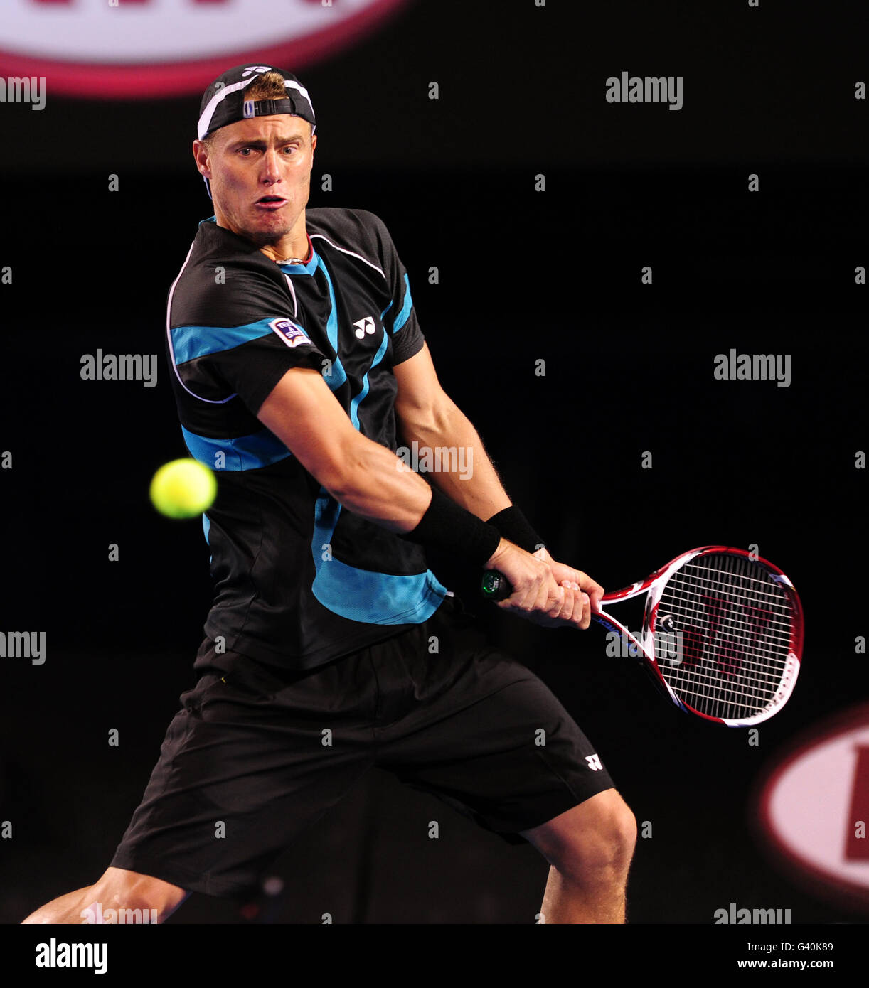 Tennis 2011 Australian Open Day Two Melbourne Park Stock Photo