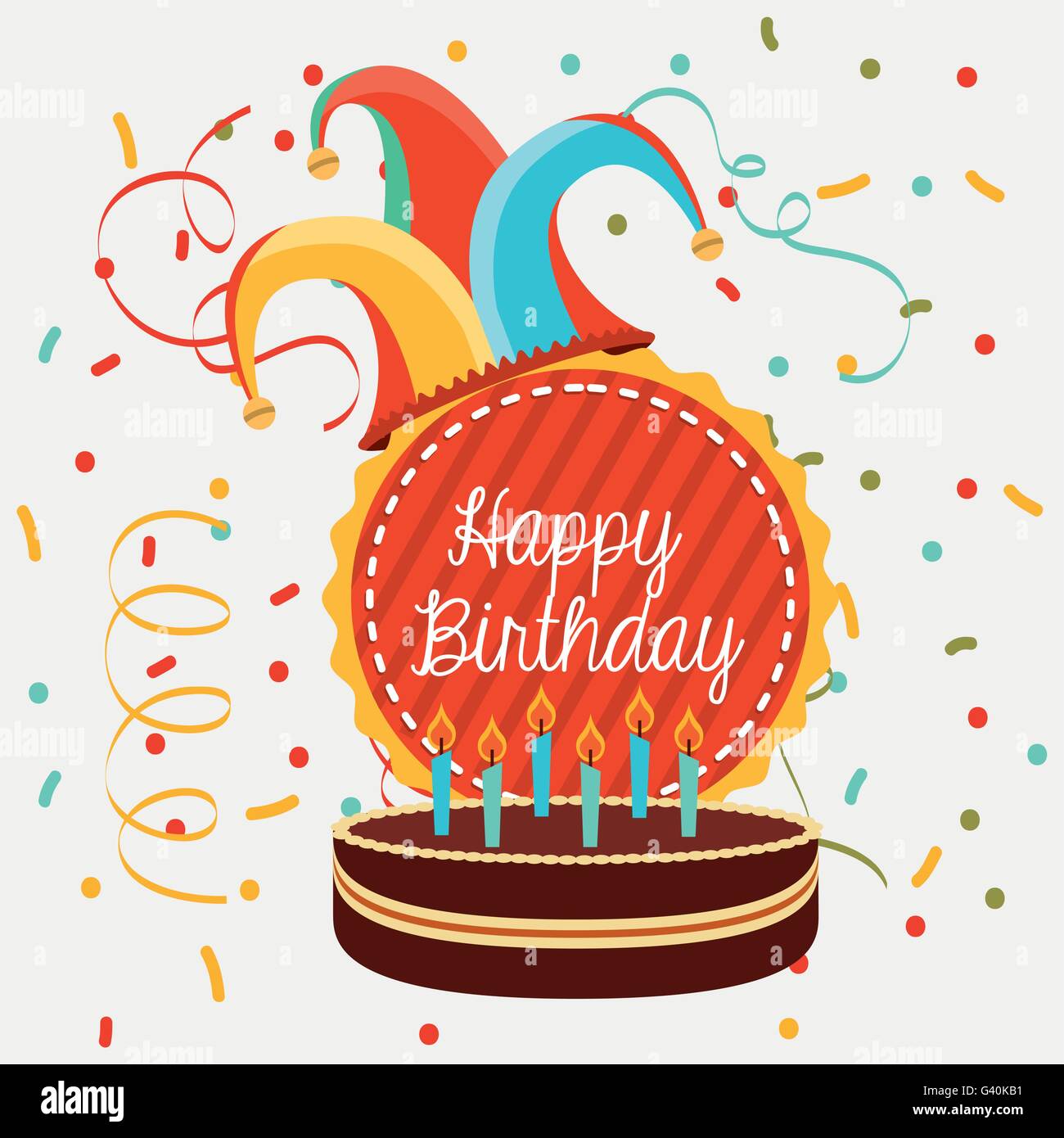 birthday invitation design Stock Vector Image & Art - Alamy