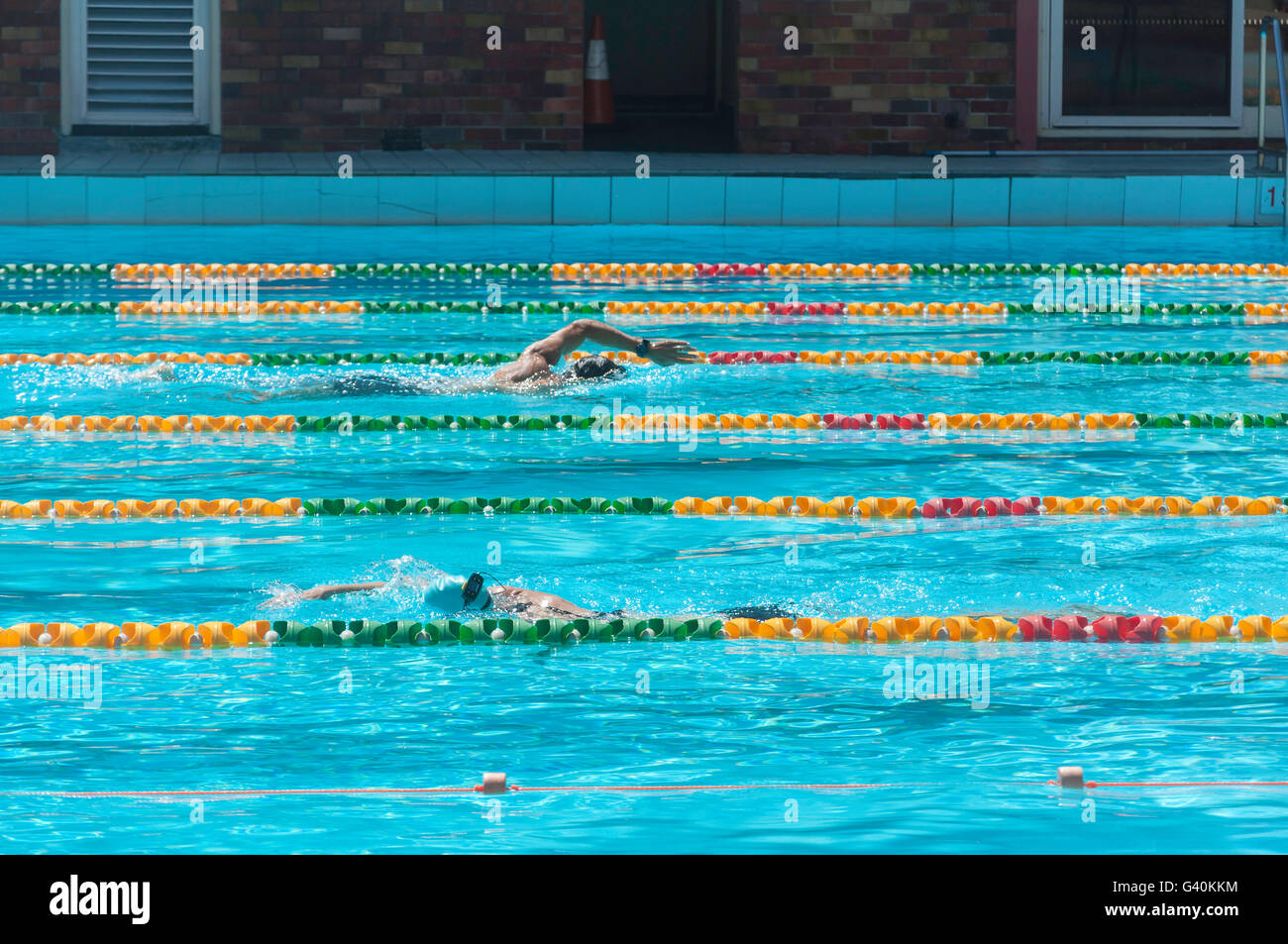 North Sydney Olympic Pool, Milsons Point, Sydney, New South Wales, Australia Stock Photo