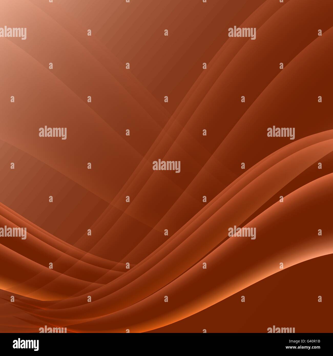 Orange and black waves modern futuristic abstract background, stock vector Stock Vector