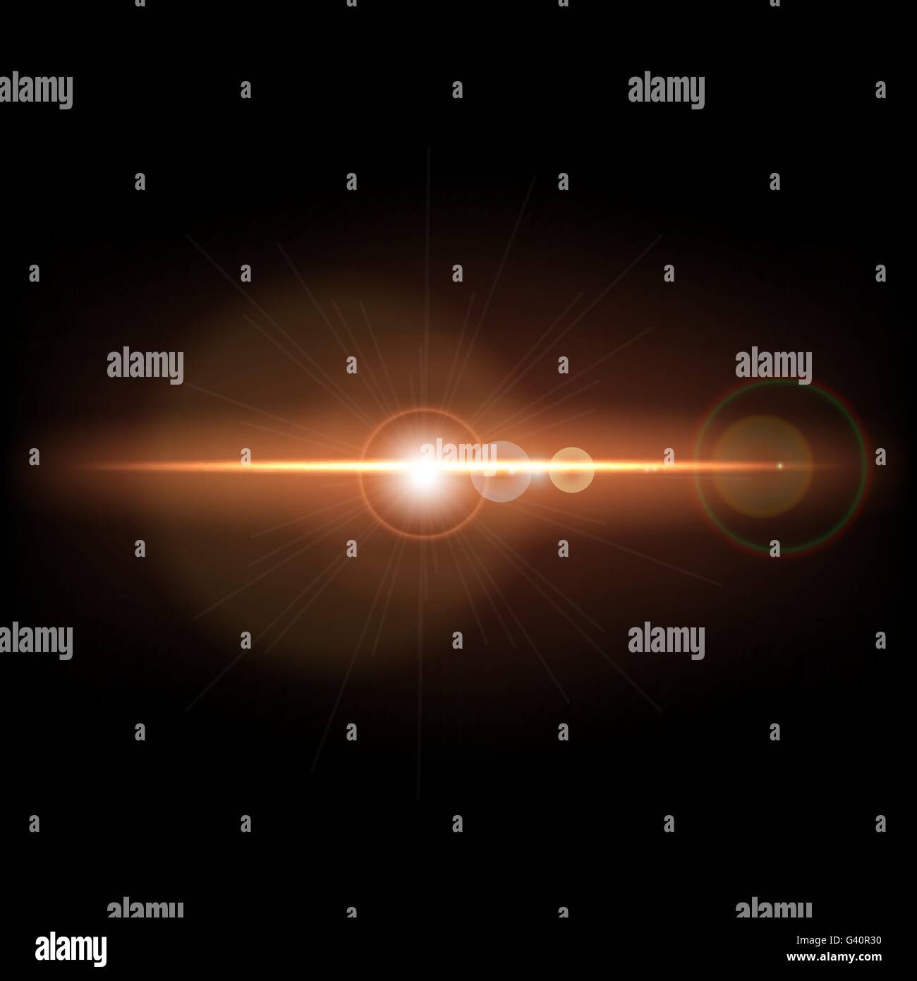 Abstract background with lens flare, stock photo Stock Vector Image