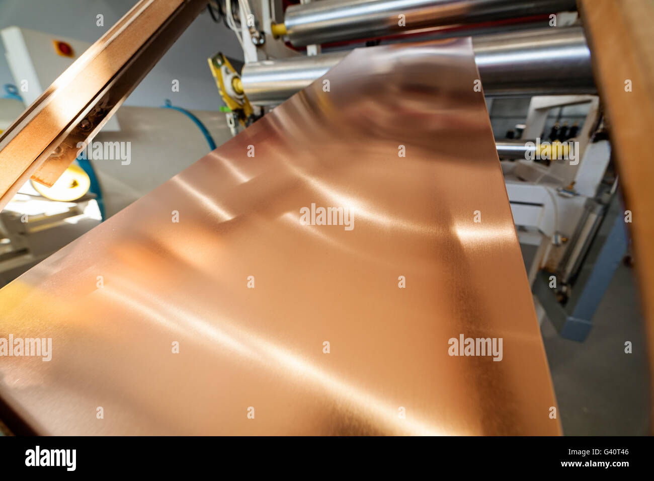 details of copper foil bending machine in high voltage transformer