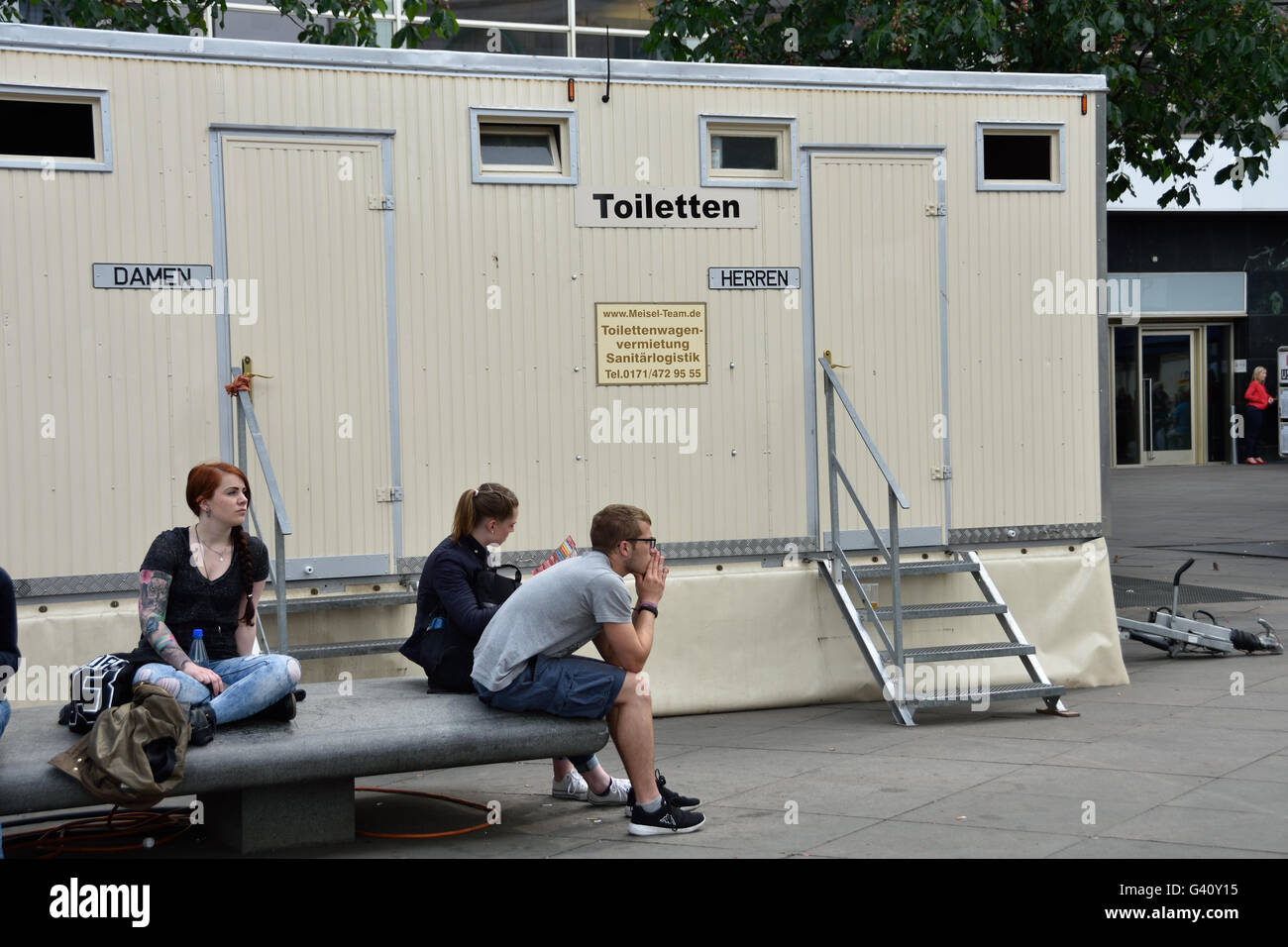 Public Toilet lavatory Kreuzberg Berlin Germany Stock Photo Alamy