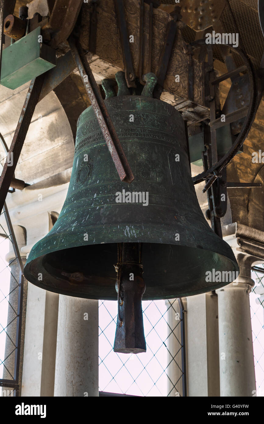 Tower clock bell detail top italy hi-res stock photography and images ...