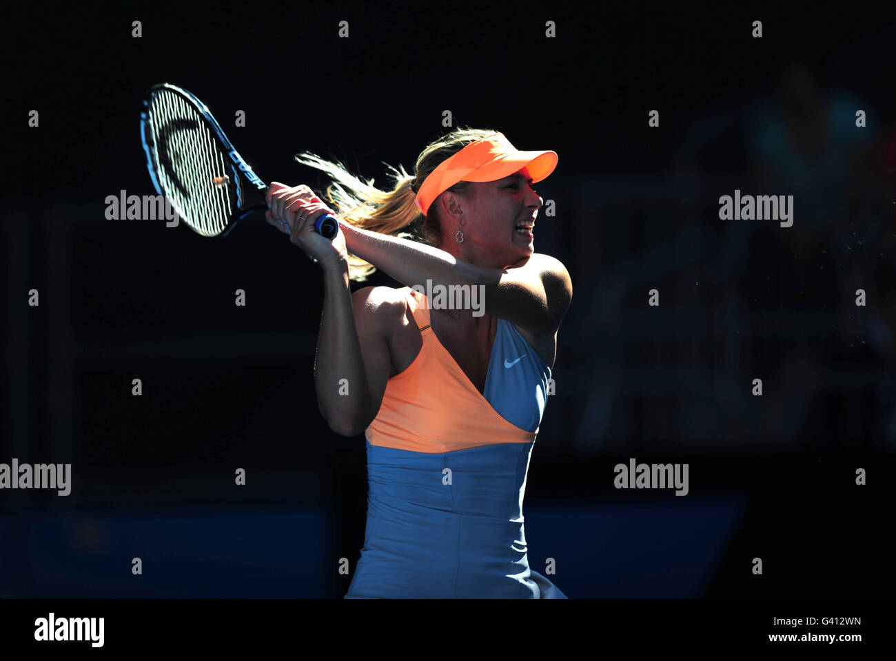 Maria sharapova australian open 2011 hires stock photography and