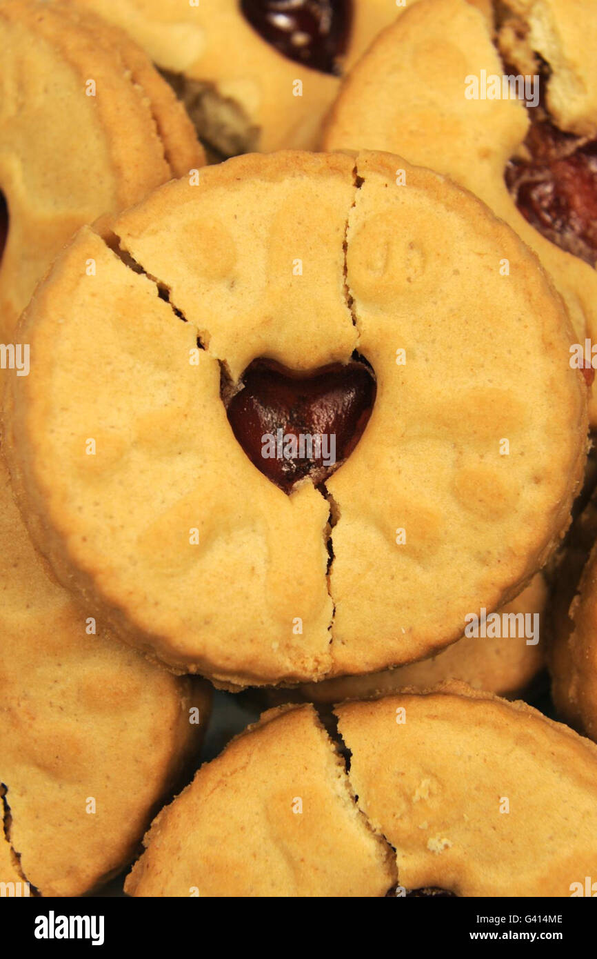 Burton's Foods announce job cuts. Broken Jammie Dodger biscuits