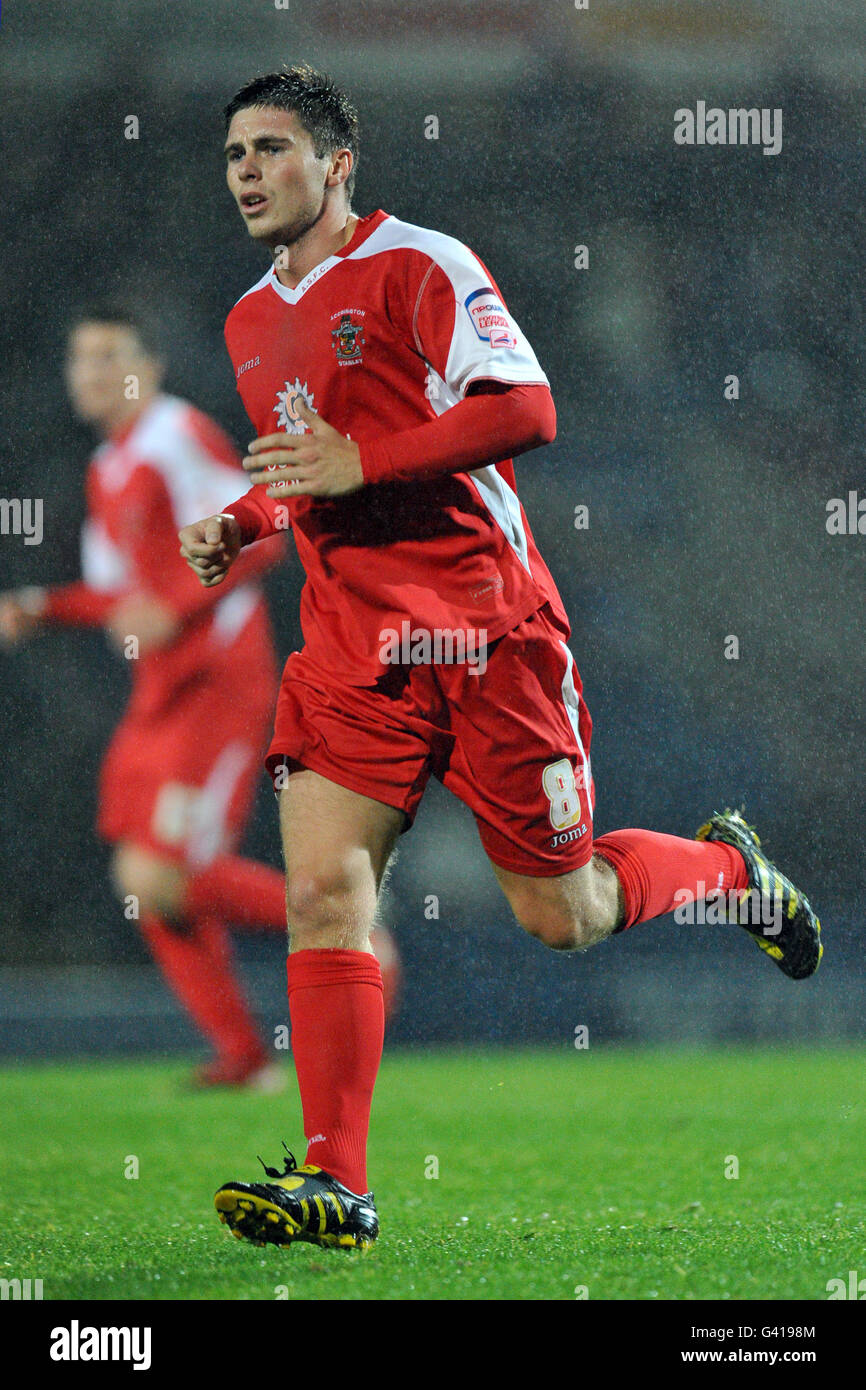 Soccer - npower Football League Two - Chesterfield v Accrington Stanley - b2net Stadium. Charlie Barnett, Accrington Stanley Stock Photo