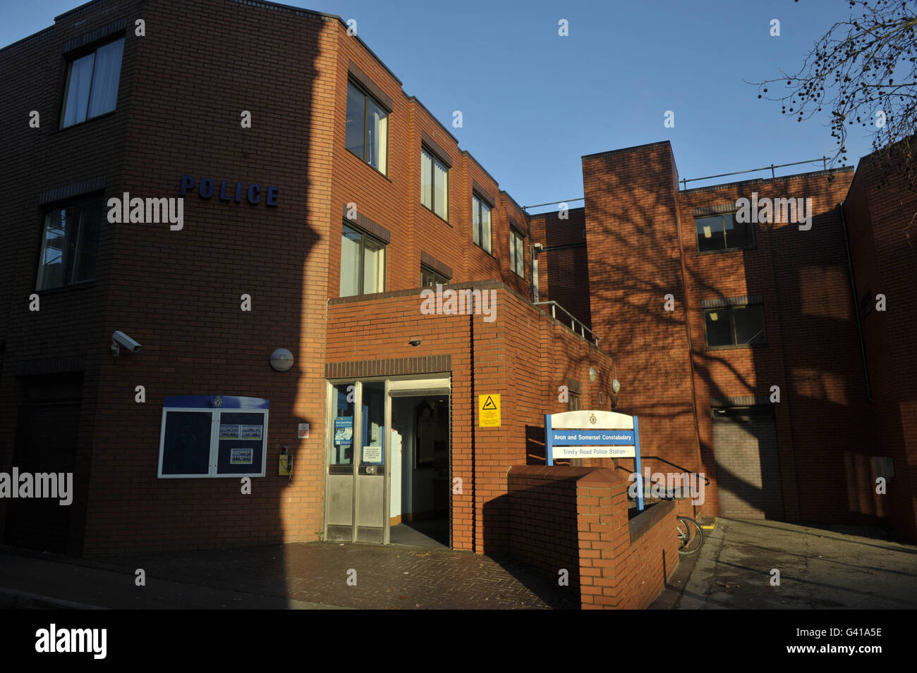 A general view of Trinity Road police station, Bristol. Stock Photo