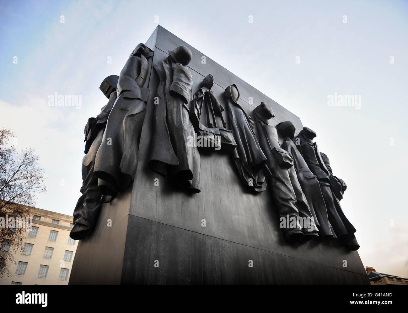 London stock. Monument to the Women of World War II Stock Photo - Alamy