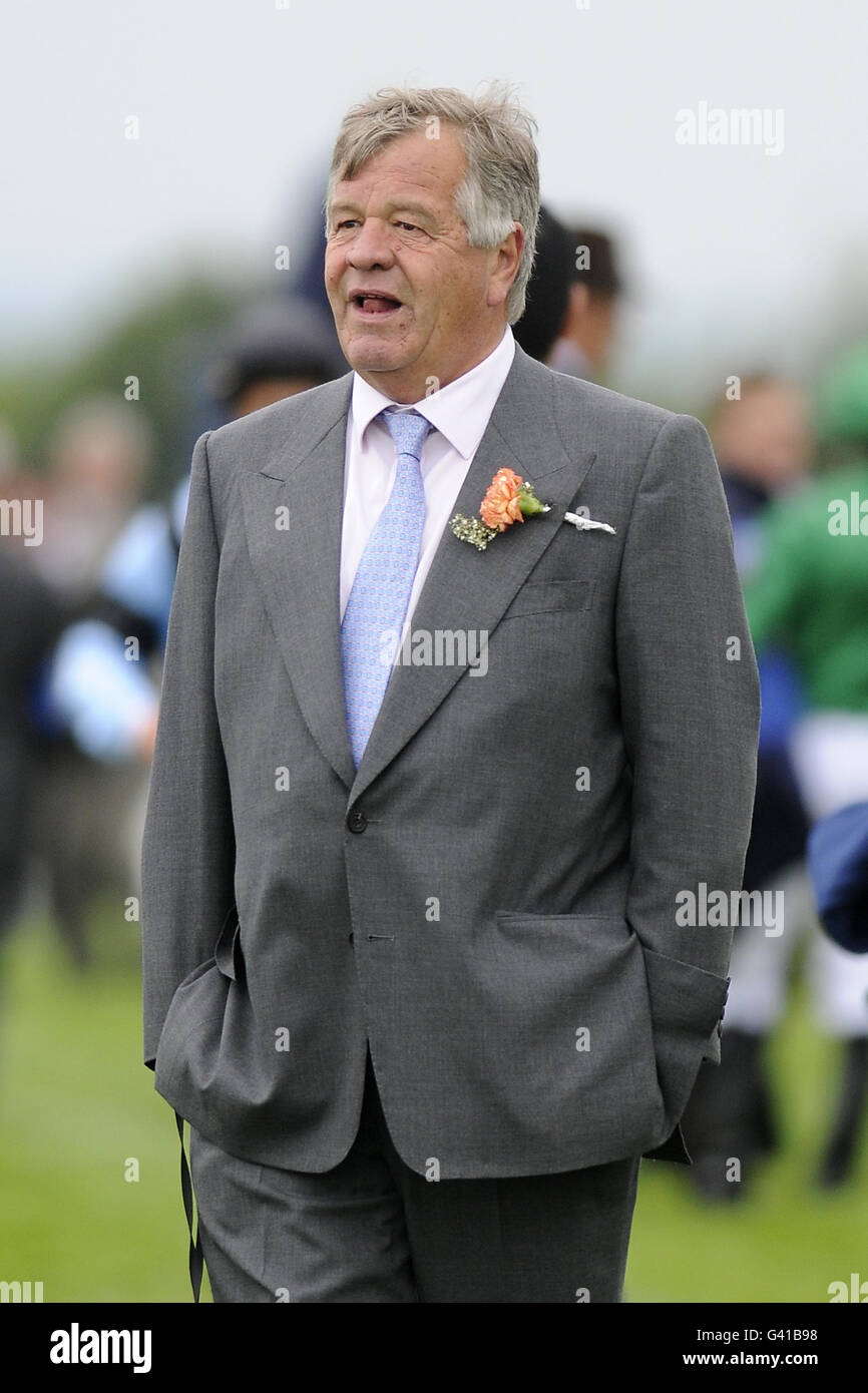 Horse Racing - The Investec Derby Festival - Ladies Day - Epsom Racecourse. Sir Michael Stoute, trainer Stock Photo
